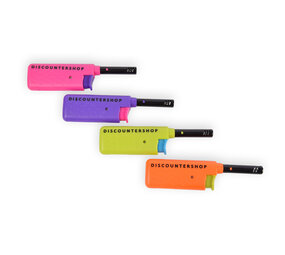 Discountershop Mini Lighter Set of 4 for BBQ, Camping and Outdoor Use