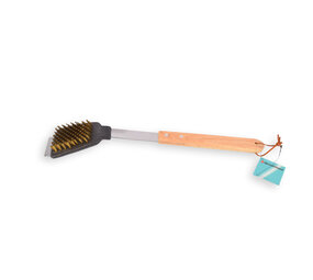 Discountershop Efficient BBQ scrubber - Robust Design - Color variants: Black, Beige, Silver - Dimensions: 44cm x 1.5cm x 7.5cm - Material: Plastic, Wood and Metal Discountershop Efficient BBQ scrubber - Robust Design - Color variants: Black, Beige, Silver - Dimensions: 44cm x 1.5cm x 7.5cm - Material: Plastic, Wood and Metal
