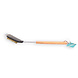 Discountershop BBQ scrubber - Robust Design - Color variants: Black, Beige, Silver - Dimensions: 44cm x 1.5cm x 7.5cm - Material: Plastic, Wood and Metal