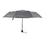 Discountershop Sturdy Folding Umbrella - Windproof and Sunproof - Black & Silver - Size: approx. 90cm x 53cm Discountershop Sturdy Folding Umbrella - Windproof and Sunproof - Black & Silver - Size: approx. 90cm x 53cm