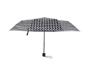 Discountershop Sturdy Folding Umbrella - Windproof and Sunproof - Black & Silver - Size: approx. 90cm x 53cm Discountershop Sturdy Folding Umbrella - Windproof and Sunproof - Black & Silver - Size: approx. 90cm x 53cm