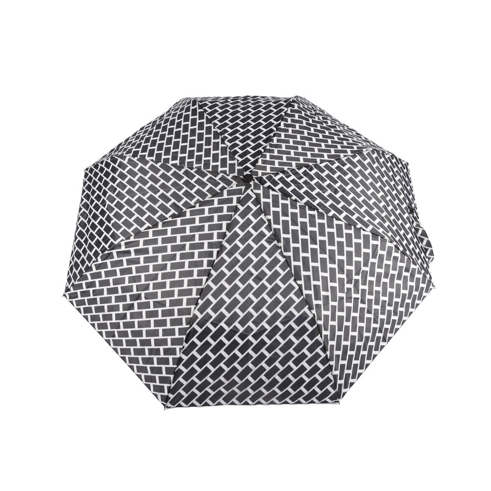 Discountershop Sturdy Folding Umbrella - Windproof and Sunproof - Black & Silver - Size: approx. 90cm x 53cm Discountershop Sturdy Folding Umbrella - Windproof and Sunproof - Black & Silver - Size: approx. 90cm x 53cm