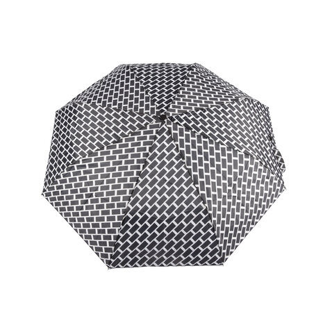 Discountershop Sturdy Folding Umbrella - Windproof and Sunproof - Black & Silver - Size: approx. 90cm x 53cm Discountershop Sturdy Folding Umbrella - Windproof and Sunproof - Black & Silver - Size: approx. 90cm x 53cm