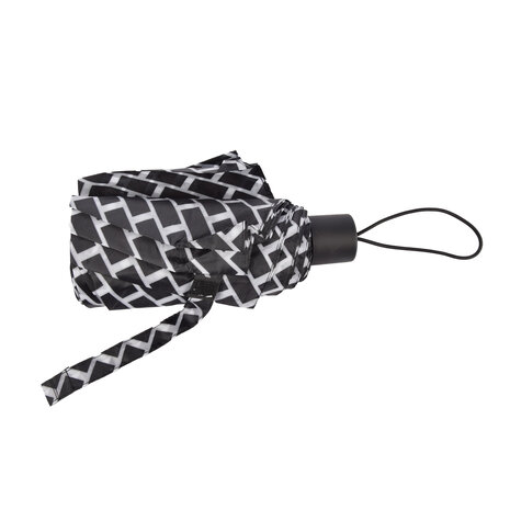 Discountershop Stevige Opvouwbare Paraplu - Windproof en Zonwerend - Zwart & Zilver - Formaat: ca. 90cm x 53cm Discountershop Stevige Opvouwbare Paraplu - Windproof en Zonwerend - Zwart & Zilver - Formaat: ca. 90cm x 53cm