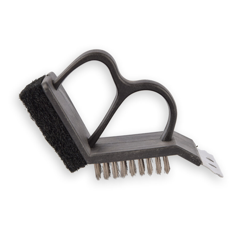 Discountershop BBQ Brush - Black & Silver - Grill Cleaning - Cleaning Brush - 17cm x 7cm x 9cm - Compact & Lightweight Discountershop BBQ Brush - Black & Silver - Grill Cleaning - Cleaning Brush - 17cm x 7cm x 9cm - Compact & Lightweight