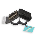 Discountershop BBQ Borstel - Zwart & Zilver - Grillreiniging - Schoonmaakborstel - 17cm x 7cm x 9cm - Compact & Lichtgewicht Discountershop BBQ Borstel - Zwart & Zilver - Grillreiniging - Schoonmaakborstel - 17cm x 7cm x 9cm - Compact & Lichtgewicht