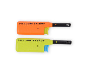 Discountershop Set of 2 Mini Lighters - Barbecue Lighter for BBQ Ignition - 14cm x 3cm - Green & Orange Discountershop Set of 2 Mini Lighters - Barbecue Lighter for BBQ Ignition - 14cm x 3cm - Green & Orange
