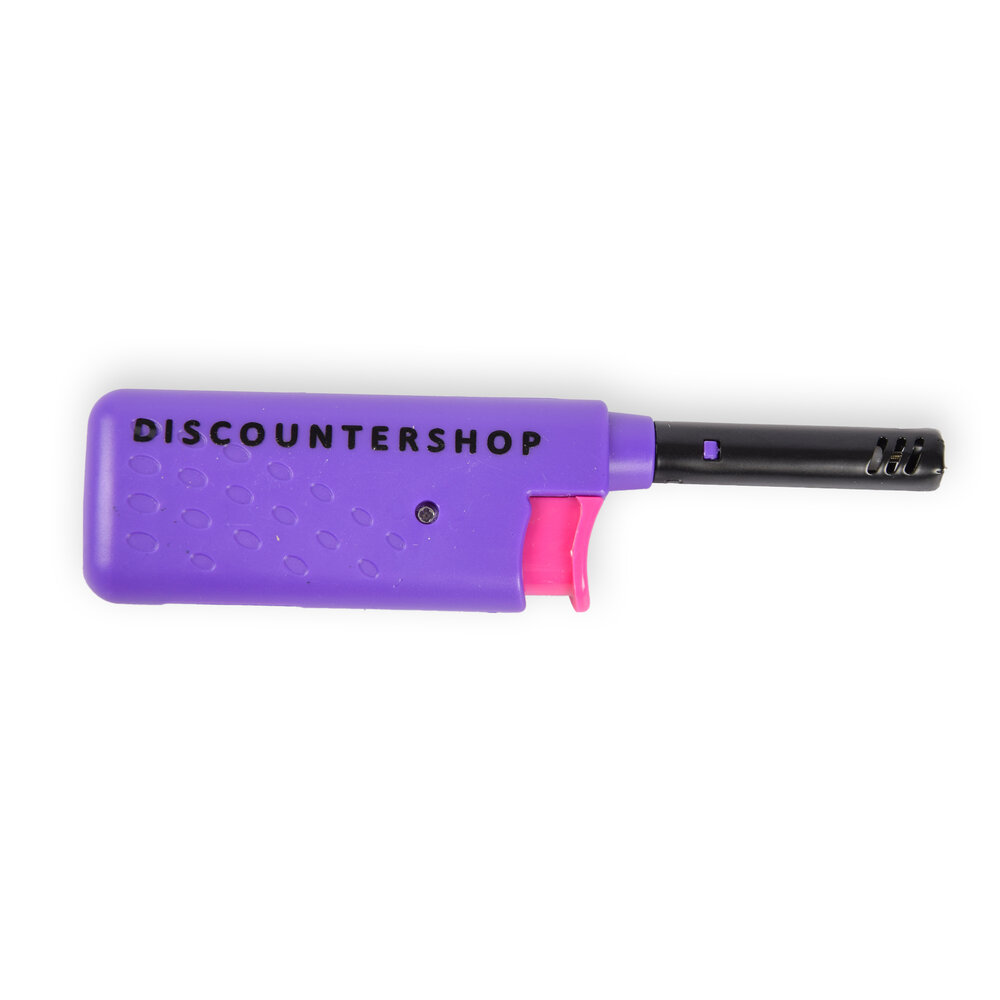 Discountershop Mini Aansteker Set van 2, Navulbaar Paars en Roze 14 x 3 cm voor BBQ, Camping en Outdoor Activiteiten Discountershop Mini Aansteker Set van 2, Navulbaar Paars en Roze 14 x 3 cm voor BBQ, Camping en Outdoor Activiteiten