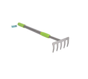 Discountershop Handige Groen & Silver Tuinhark - Lichtgewicht Tuingereedschap, Hoogte ca. 63-90cm, Breedte 12.5cm, Metaal & Plastic, Inhoud: 1 Discountershop Handige Groen & Silver Tuinhark - Lichtgewicht Tuingereedschap, Hoogte ca. 63-90cm, Breedte 12.5cm, Metaal & Plastic, Inhoud: 1