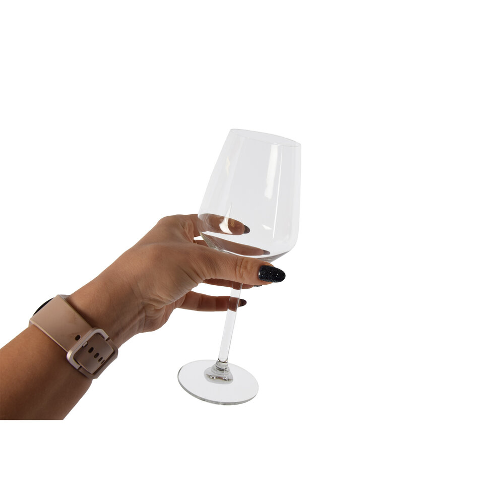 Discountershop 6x Luxury Crystal Wine Glasses - Transparent - Dimensions: 22cm x 7.5cm x 7.5cm Discountershop 6x Luxury Crystal Wine Glasses - Transparent - Dimensions: 22cm x 7.5cm x 7.5cm