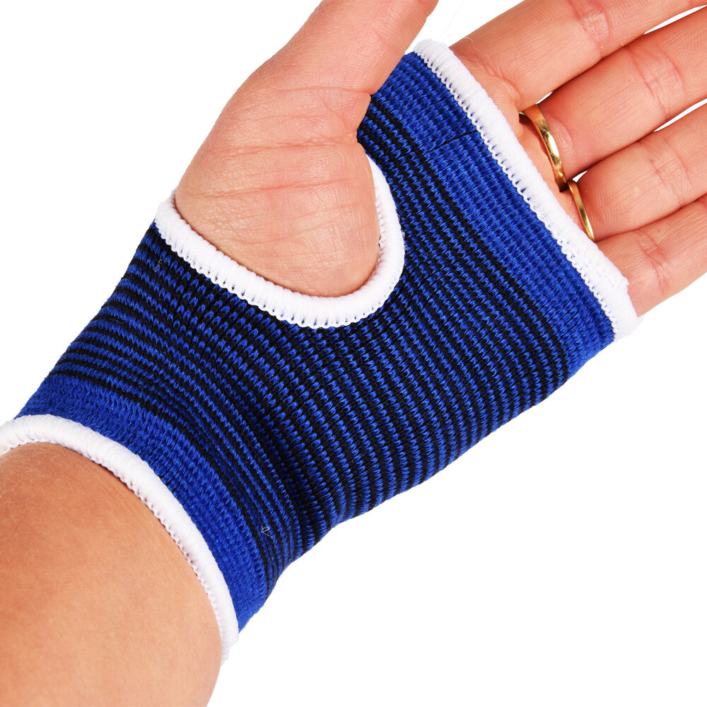 Discountershop Advanced Wrist Bandage and Wrist Brace for Excellent Wrist Support - Blue Sports Brace | Size M | 8.5cm x 13.5cm x 13.5cm