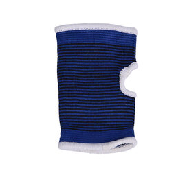 Discountershop Wrist bandage for Sports and Fitness | Blue Wrist Support Made of Polyester and Rubber - 12.5cm x 8cm | Size S Discountershop Wrist bandage for Sports and Fitness | Blue Wrist Support Made of Polyester and Rubber - 12.5cm x 8cm | Size S