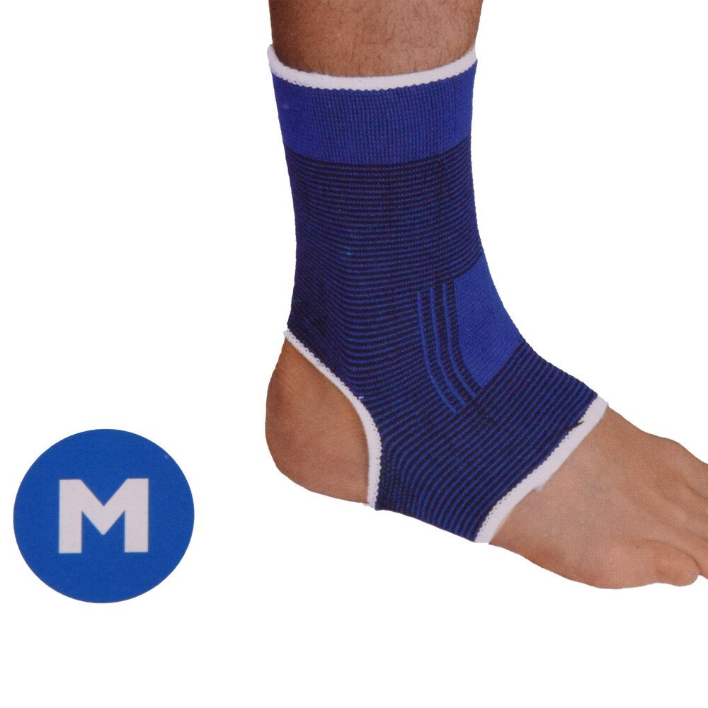 Discountershop Comfortable Ankle Brace for Running - Elastic | Blue | Size M | 9cm x 23.5cm Discountershop Comfortable Ankle Brace for Running - Elastic | Blue | Size M | 9cm x 23.5cm