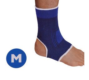 Discountershop Comfortable Ankle Brace for Running - Elastic | Blue | Size M | 9cm x 23.5cm Discountershop Comfortable Ankle Brace for Running - Elastic | Blue | Size M | 9cm x 23.5cm