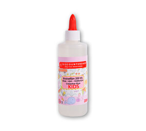 Discountershop Knutsellijm 200ml Schoollijm, Slijmlijm & Ambachtelijke Lijm | Wasbaar ideaal voor het maken van slijm Doorzichtige knutsellijm - All purpose glue - Glue - Kinderlijm - Knutselen Discountershop Knutsellijm 200ml Schoollijm, Slijmlijm & Ambachtelijke Lijm | Wasbaar ideaal voor het maken van slijm Doorzichtige knutsellijm - All purpose glue - Glue - Kinderlijm - Knutselen