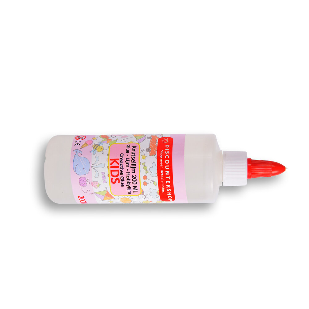 Discountershop Craft Glue 200ml School Glue, Slime Glue & Craft Glue | Washable ideal for making slime Clear craft glue - All purpose glue - Glue - Kinderglue - Crafts Discountershop Craft Glue 200ml School Glue, Slime Glue & Craft Glue | Washable ideal for making slime Clear craft glue - All purpose glue - Glue - Kinderglue - Crafts