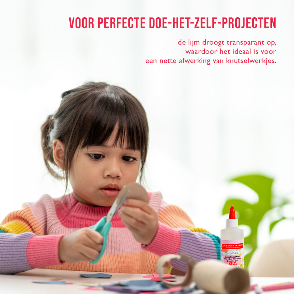 Discountershop Craft Glue 200ml School Glue, Slime Glue & Craft Glue | Washable ideal for making slime Clear craft glue - All purpose glue - Glue - Kinderglue - Crafts Discountershop Craft Glue 200ml School Glue, Slime Glue & Craft Glue | Washable ideal for making slime Clear craft glue - All purpose glue - Glue - Kinderglue - Crafts