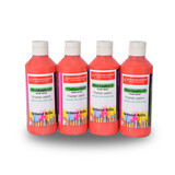 Discountershop Poster Paint Set Red | 4 Pieces | 16 x 5 cm | 250 ml Each | Suitable for Wood Paper Cardboard Stone Plaster Metal Plastic | Washable and Removable from Clothing | Opaque and Dries Waterproof Discountershop Poster Paint Set Red | 4 Pieces | 16 x 5 cm | 250 ml Each | Suitable for Wood Paper Cardboard Stone Plaster Metal Plastic | Washable and Removable from Clothing | Opaque and Dries Waterproof