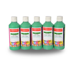 Discountershop Water-Based 5x Poster Paint Set | Opaque Green | Height 16 cm | For Adults and Children | 250 ml | Ideal for Craft Activities Posters and School Projects Discountershop Water-Based 5x Poster Paint Set | Opaque Green | Height 16 cm | For Adults and Children | 250 ml | Ideal for Craft Activities Posters and School Projects