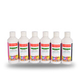 Discountershop Poster Paint Set of 6 White | Water-Based Bright & Opaque Colors | 250 ml Each Bottle | Highly Pigmented and Lightfast for Artists Painters | 5cm Wide | 16cm High Discountershop Poster Paint Set of 6 White | Water-Based Bright & Opaque Colors | 250 ml Each Bottle | Highly Pigmented and Lightfast for Artists Painters | 5cm Wide | 16cm High