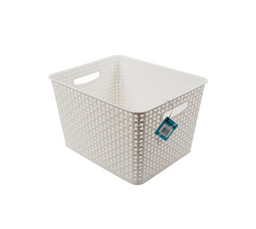 Discountershop Efficient and Space-Saving Storage Solutions | Stackable Bins | 36cm x 29.5cm x 22cm | Storage Baskets | 17Liter | Plastic Organizer Boxes for Home Organization Discountershop Efficient and Space-Saving Storage Solutions | Stackable Bins | 36cm x 29.5cm x 22cm | Storage Baskets | 17Liter | Plastic Organizer Boxes for Home Organization