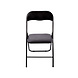 Discountershop Flexible Foldable Chair | Compact, Sturdy | 37.5cm x 39cm x 78.5cm | Ideal for Study, Dining, Camping and Gardening |  Folding chair for Indoor and outdoor use