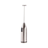 Discountershop RVS Milk Frother for Coffee, Latte, and Cappuccino | Battery Operated Milk Frother | 2xAA 1.5V Battery | Milk Frother For Baristas | 21cm x 4cm x 2.5 cm | Milk Frother for Latte