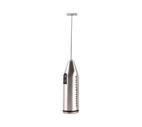 Discountershop RVS Milk Frother for Coffee, Latte, and Cappuccino | Battery Operated Milk Frother | 2xAA 1.5V Battery | Milk Frother For Baristas | 21cm x 4cm x 2.5 cm | Milk Frother for Latte