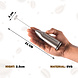 Discountershop RVS Milk Frother for Coffee, Latte, and Cappuccino | Battery Operated Milk Frother | 2xAA 1.5V Battery | Milk Frother For Baristas | 21cm x 4cm x 2.5 cm | Milk Frother for Latte Discountershop RVS Milk Frother for Coffee, Latte, and Cappuccino | Battery Operated Milk Frother | 2xAA 1.5V Battery | Milk Frother For Baristas | 21cm x 4cm x 2.5 cm | Milk Frother for Latte