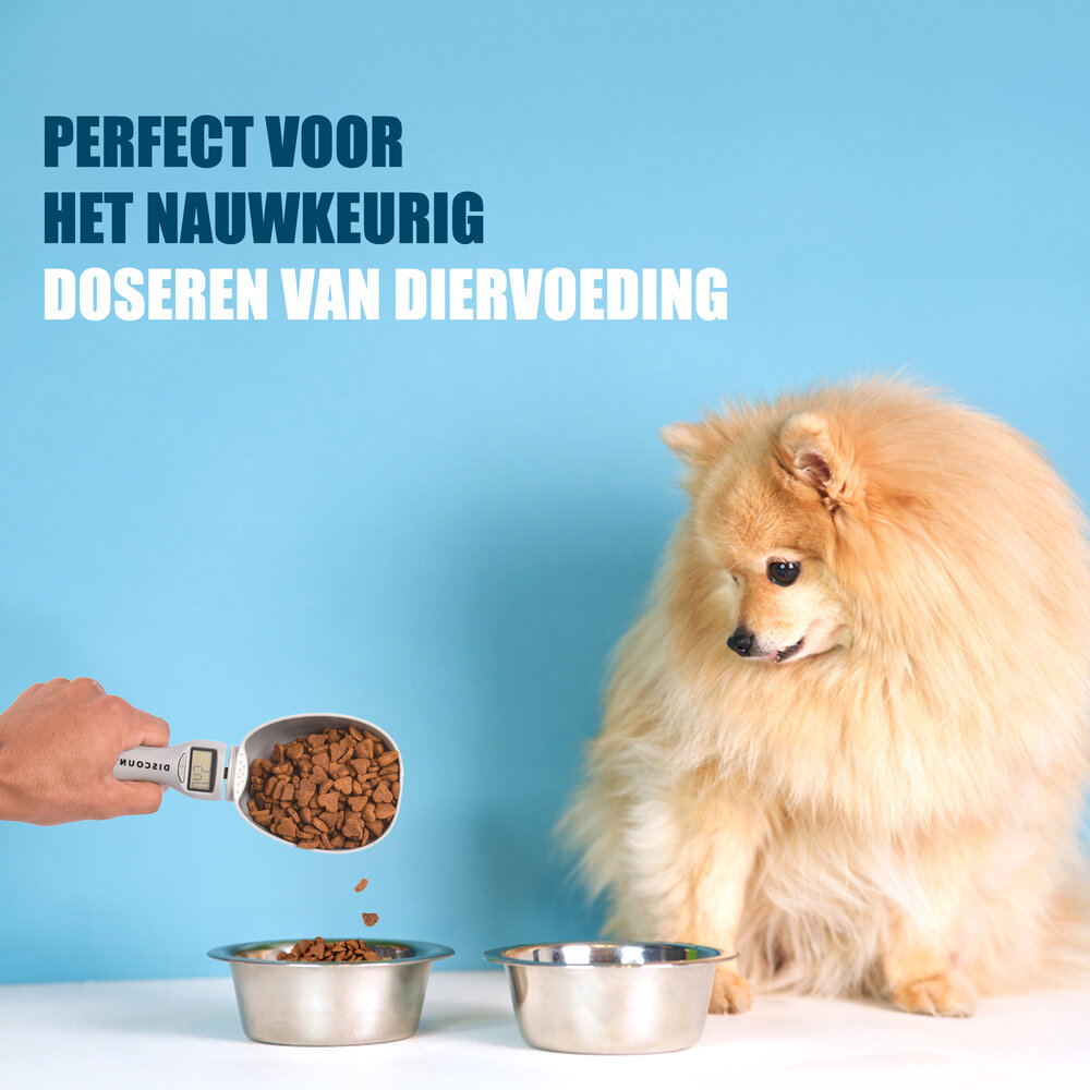 Discountershop Digitale Voerscheppen Voor Hond Lepel | 1 Stuk | 3V CR2032 Batterij Vereist | 9cm x 23cm x 5cm | Grijs | Elektronische Weegschaal Maatschepjes Voor Huisdieren | ABS Materiaal | Digitale Voedsel Maatschep Discountershop Digitale Voerscheppen Voor Hond Lepel | 1 Stuk | 3V CR2032 Batterij Vereist | 9cm x 23cm x 5cm | Grijs | Elektronische Weegschaal Maatschepjes Voor Huisdieren | ABS Materiaal | Digitale Voedsel Maatschep