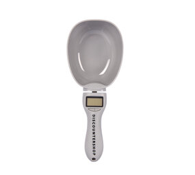 Discountershop Precision Electronic Measuring Spoon | Lightweight Grey Design | Dog food scoop | 9cm x 23cm x 5cm | Animal measuring spoons | Dry food scoop Discountershop Precision Electronic Measuring Spoon | Lightweight Grey Design | Dog food scoop | 9cm x 23cm x 5cm | Animal measuring spoons | Dry food scoop