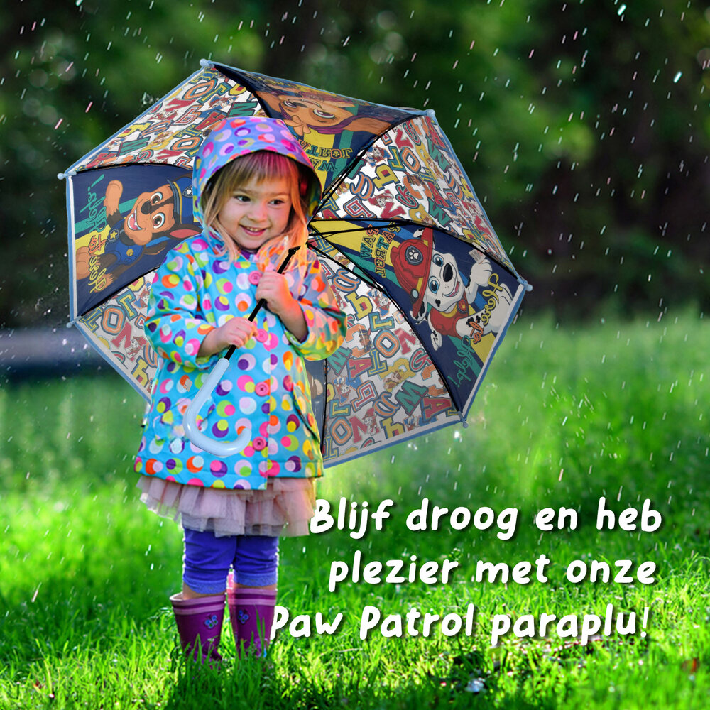 Paw Patrol Umbrella | children's umbrella | Diameter - 66 cm | Polyester\aluminium | Folding umbrella | Sturdy umbrella Paw Patrol Umbrella | children's umbrella | Diameter - 66 cm | Polyester\aluminium | Folding umbrella | Sturdy umbrella
