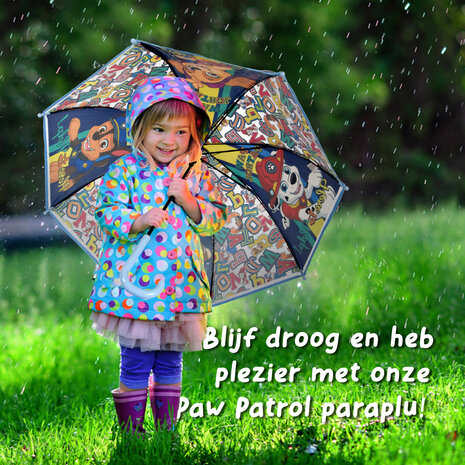 Paw Patrol Umbrella | children's umbrella | Diameter - 66 cm | Polyester\aluminium | Folding umbrella | Sturdy umbrella Paw Patrol Umbrella | children's umbrella | Diameter - 66 cm | Polyester\aluminium | Folding umbrella | Sturdy umbrella