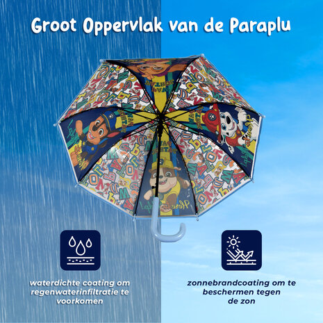 Paw Patrol Umbrella | children's umbrella | Diameter - 66 cm | Polyester\aluminium | Folding umbrella | Sturdy umbrella Paw Patrol Umbrella | children's umbrella | Diameter - 66 cm | Polyester\aluminium | Folding umbrella | Sturdy umbrella