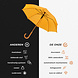 Discountershop Large Umbrella 98 cm Yellow – Windproof Automatic Umbrella with Wooden Handle and Hook for Men and Women – Strong Umbrella for Rain & Outdoor Use Discountershop Large Umbrella 98 cm Yellow – Windproof Automatic Umbrella with Wooden Handle and Hook for Men and Women – Strong Umbrella for Rain & Outdoor Use