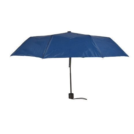 Discountershop Robust Storm Umbrella made of Aluminum Frame | Foldable | Navy Blue | 53cm Wide | 8 Ribs