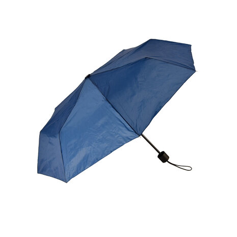 Discountershop Robust Storm Umbrella made of Aluminum Frame | Foldable | Navy Blue | 53cm Wide | 8 Ribs