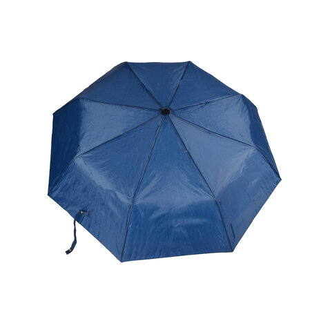 Discountershop Robuuste Stormparaplu van Aluminium Frame | Opvouwbaar | Navy Blauw | 53cm Breed | 8 Ribben