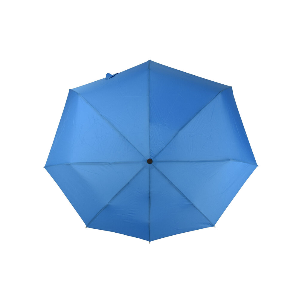 Discountershop Sturdy Large Blue Umbrella - Ø100 cm, Aluminum Frame, Foldable, Windproof Discountershop Sturdy Large Blue Umbrella - Ø100 cm, Aluminum Frame, Foldable, Windproof