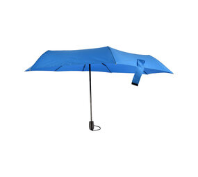 Discountershop Sturdy Large Blue Umbrella - Ø100 cm, Aluminum Frame, Foldable, Windproof Discountershop Sturdy Large Blue Umbrella - Ø100 cm, Aluminum Frame, Foldable, Windproof