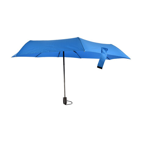 Discountershop Sturdy Large Blue Umbrella - Ø100 cm, Aluminum Frame, Foldable, Windproof Discountershop Sturdy Large Blue Umbrella - Ø100 cm, Aluminum Frame, Foldable, Windproof