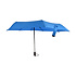 Sturdy Large Blue Umbrella - Ø100 cm, Aluminum Frame, Foldable, Windproof