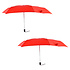 2x Large Folding Polyester Storm Umbrella with Aluminum Frame - Red | 100cm Diameter 2x Large Folding Polyester Storm Umbrella with Aluminum Frame - Red | 100cm Diameter