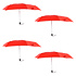 4x Large Folding Polyester Storm Umbrella with Aluminum Frame - Red | 100cm Diameter 4x Large Folding Polyester Storm Umbrella with Aluminum Frame - Red | 100cm Diameter
