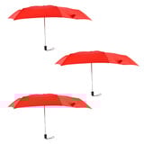 Merkloos 3x Large Folding Polyester Storm Umbrella with Aluminum Frame - Red | 100cm Diameter Merkloos 3x Large Folding Polyester Storm Umbrella with Aluminum Frame - Red | 100cm Diameter