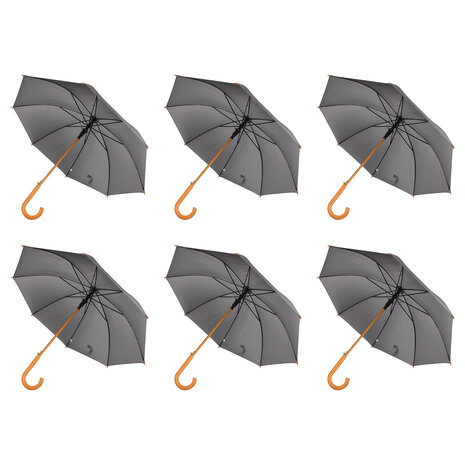 Discountershop Robust & Stylish Umbrellas - 98 cm Diameter - Automatic Umbrella - Aluminum Frame - Umbrellas in Gray - Ideal for Any Storm! Discountershop Robust & Stylish Umbrellas - 98 cm Diameter - Automatic Umbrella - Aluminum Frame - Umbrellas in Gray - Ideal for Any Storm!