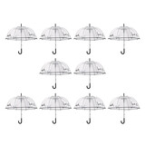 Discountershop 10x Large Transparant Polyester Storm Umbrella with Aluminum Frame | 85cm Diameter Discountershop 10x Large Transparant Polyester Storm Umbrella with Aluminum Frame | 85cm Diameter
