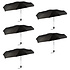 Bulk Set of 5 Black, Folding Umbrellas - Stormproof, Polyester and Aluminum, 97 cm Diameter, 61.5 cm Long Bulk Set of 5 Black, Folding Umbrellas - Stormproof, Polyester and Aluminum, 97 cm Diameter, 61.5 cm Long