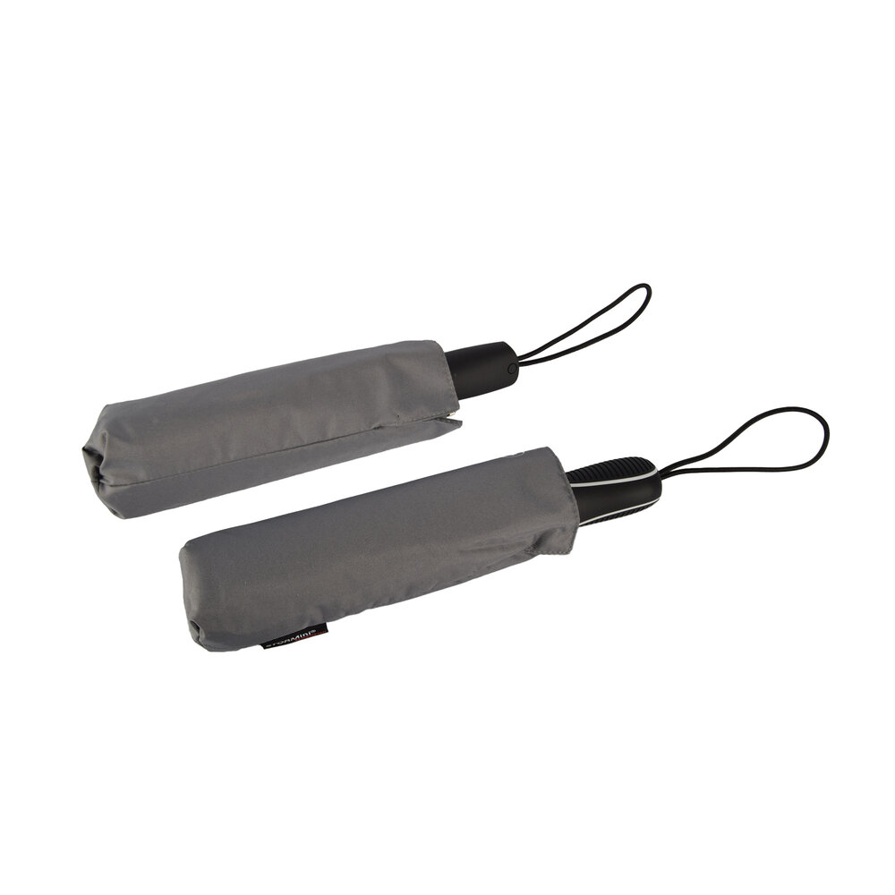 Discountershop Duo Gray Storm Umbrellas - Large, Sturdy and Foldable - Aluminum Frame - Polyester Pongee Cloth - 107cm Diameter Discountershop Duo Gray Storm Umbrellas - Large, Sturdy and Foldable - Aluminum Frame - Polyester Pongee Cloth - 107cm Diameter