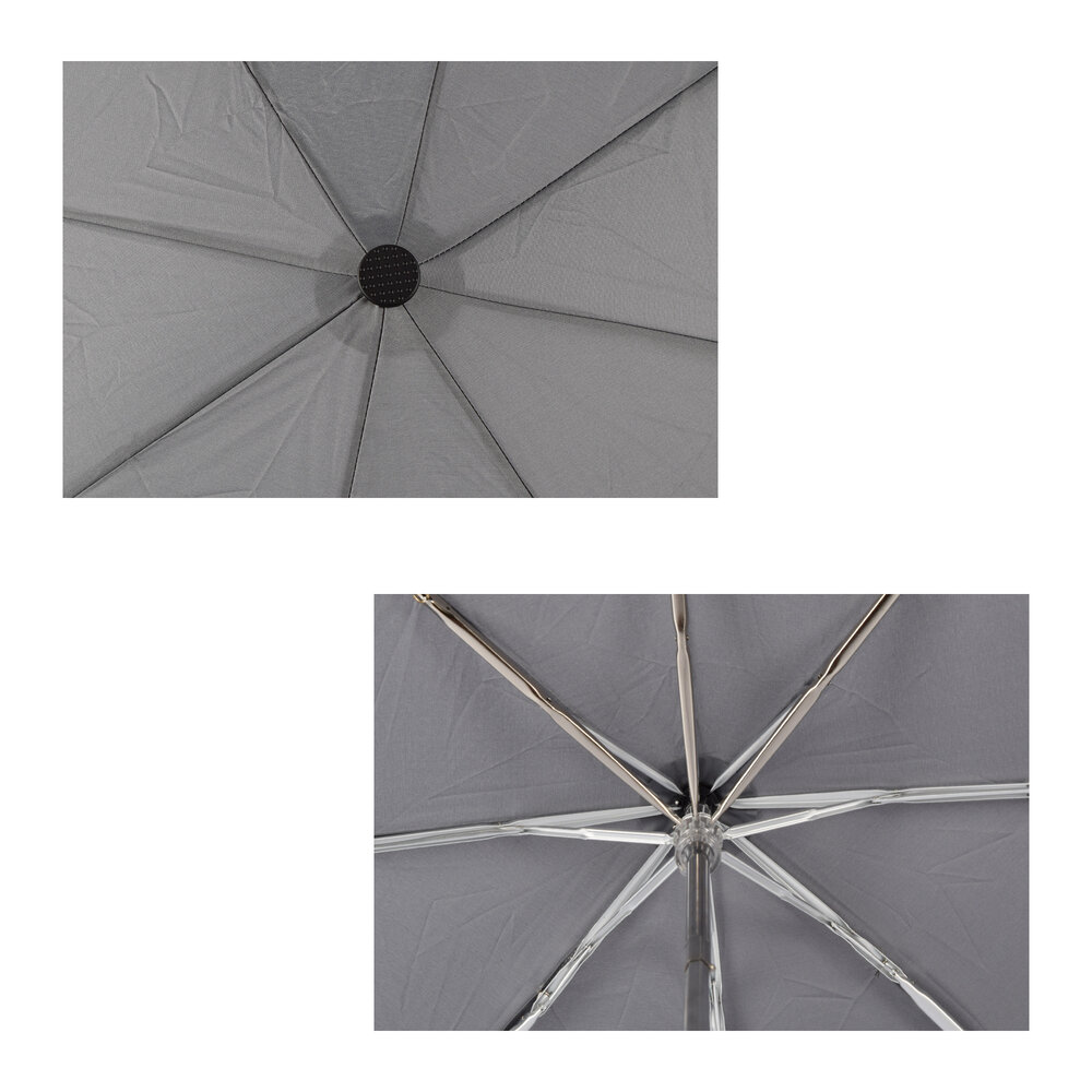 Discountershop Duo Gray Storm Umbrellas - Large, Sturdy and Foldable - Aluminum Frame - Polyester Pongee Cloth - 107cm Diameter Discountershop Duo Gray Storm Umbrellas - Large, Sturdy and Foldable - Aluminum Frame - Polyester Pongee Cloth - 107cm Diameter